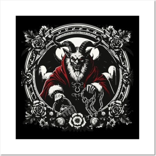 Krampus Christmas Posters and Art